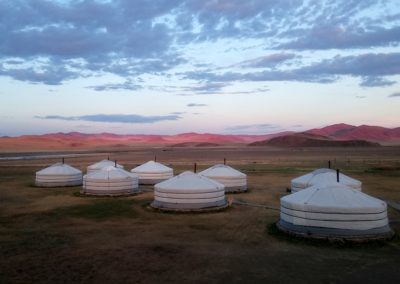 Birding tour Mongolia 2015 | Gers in the sunset