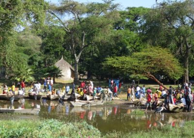 Fish Market by Lake Awassa| Birding tour Ethiopia 2014
