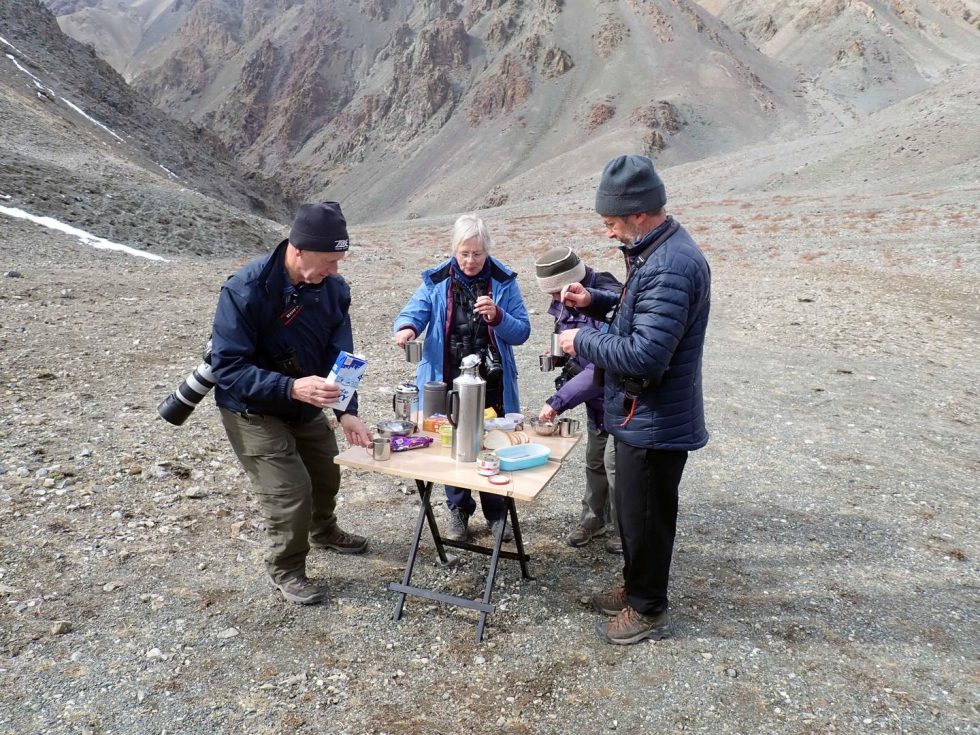 Coffee break - Copyright: Dr Mike Pienkowski